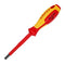 KNIPEX 98 13 60 Screwdriver, Hex, 6 mm Tip, 212 mm Length, Chrome Vanadium Steel