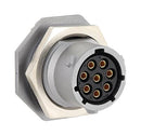 SOURIAU-SUNBANK / EATON UT0X7128P Circular Connector, Circular Industrial, UT0X Series, Jam Nut Receptacle, 8 Contacts