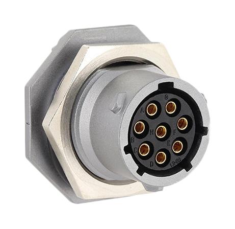 SOURIAU-SUNBANK / EATON UT0X7128P Circular Connector, Circular Industrial, UT0X Series, Jam Nut Receptacle, 8 Contacts