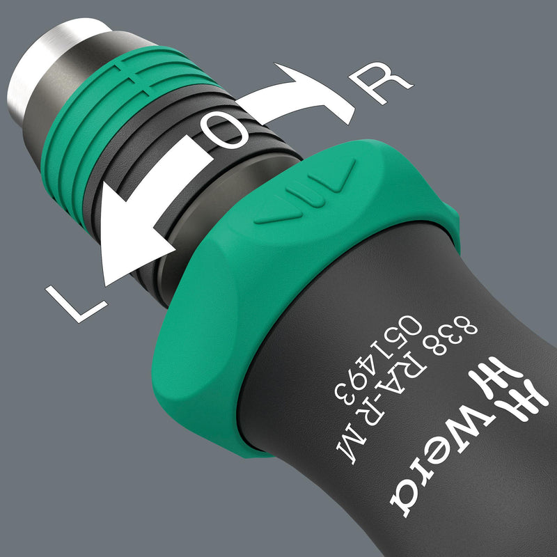 WERA 05051493001 Bit Holder, 1/4" Hex Bits, 123.5mm, Screwdriver
