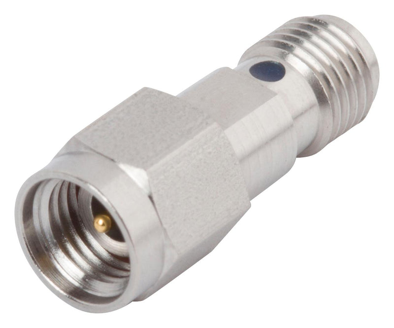 AMPHENOL SV MICROWAVE SF1115-6009 RF / Coaxial Adapter, 26.5 GHz, 2.92mm Coaxial, Plug, SMA, Jack, Straight Adapter, 50 ohm