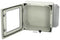 FIBOX ARCA 303021W Plastic Enclosure, 2-Point Lock, Cover w/Window, Multipurpose, Polycarbonate, 300 mm, 300 mm