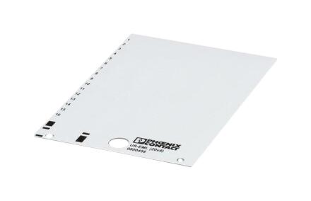 Phoenix Contact US-EML (20X8) US-EML (20X8) Label Marker 20 mm Polyester White