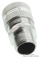 HUBBELL WIRING DEVICES SHC1021 CORD GRIP CONNECTOR, ALUMINIUM, 0.5 IN/12.7MM, ID 0.25IN/6.35MM