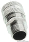 HUBBELL WIRING DEVICES SHC1021 CORD GRIP CONNECTOR, ALUMINIUM, 0.5 IN/12.7MM, ID 0.25IN/6.35MM
