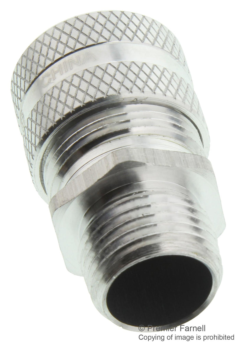 HUBBELL WIRING DEVICES SHC1021 CORD GRIP CONNECTOR, ALUMINIUM, 0.5 IN/12.7MM, ID 0.25IN/6.35MM