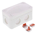 WISKA 10109902 Plastic Enclosure, Junction Box, Polypropylene (PP), 51 mm, 49 mm, 85 mm, IP66, IP67 COMBI 206 LG / 3xWAGO 221-413