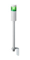 PATLITE LR5-102LENW-G Signal Tower, Ethernet, Continuous, Flashing, 1 Tier, Green, Pole Mount, 24 VDC, IP54