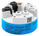ENDRESS+HAUSER TMT182B-AAA1AABA1 Temperature Transmitter, HART, Analogue/4-20mA, RTD/TC, -200-850 &deg;C, 10-36VDC, Head Mount/DIN Rail