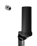 SIRETTA OSCAR40-PRO/X/NTYPE-F/S/S/33-BLACK RF Antenna, 7.392 to 7.92GHz, 5G/4G/3G/2G/GSM/ISM/UMTS/LTE/SigFox/WiFi/Bluetooth/IoT/ZigBee, 4dBi