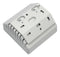 CAMDENBOSS CB1500-10VGY-KIT Plastic Enclosure, Vented Sided, Wall Mount, ABS, 53.25 mm, 100 mm, 100 mm, IP30
