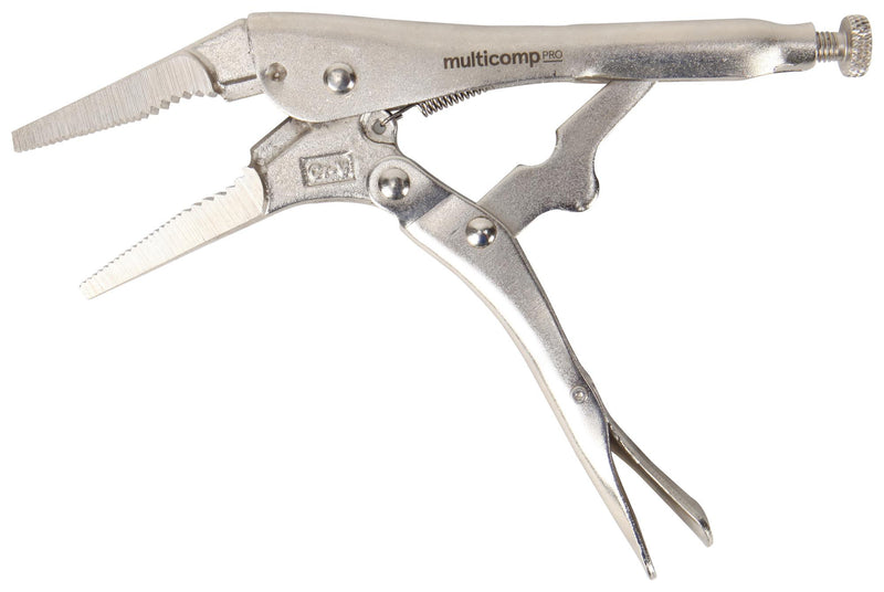 MULTICOMP PRO MP012241 PLIER, LONG NOSE, LOCKING, CRV, 9"