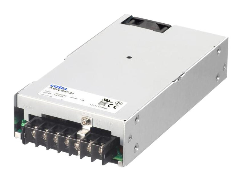 COSEL PJMA300F-24 AC/DC Enclosed Power Supply (PSU), Medical, 1 Outputs, 300 W, 24 V, 12.5 A