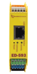Brainboxes ED-593 ED-593 Ethernet Module to 8 Thermocouple 2.5 W Type B E J K N R S T Screw