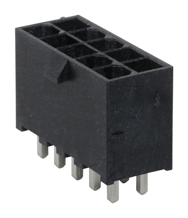 MOLEX 46207-6010 Pin Header, Power, Wire-to-Board, 4.2 mm, 2 Rows, 10 Contacts, Through Hole Straight
