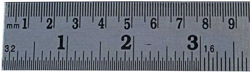 DURATOOL D03078 24" (600mm) Stainless Steel Ruler with Metric/Imperial Marking, Satin