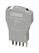 PHOENIX CONTACT 2800918 Electronic Circuit Breaker, 4 A, 1 Pole, 24 VDC, Panel 2800918, CB E1 24DC/4A NC P