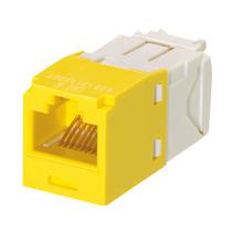 PANDUIT CJ688TGYL CAT6 RJ45 MODULAR JACK, 8 POSITION, 1 PORT