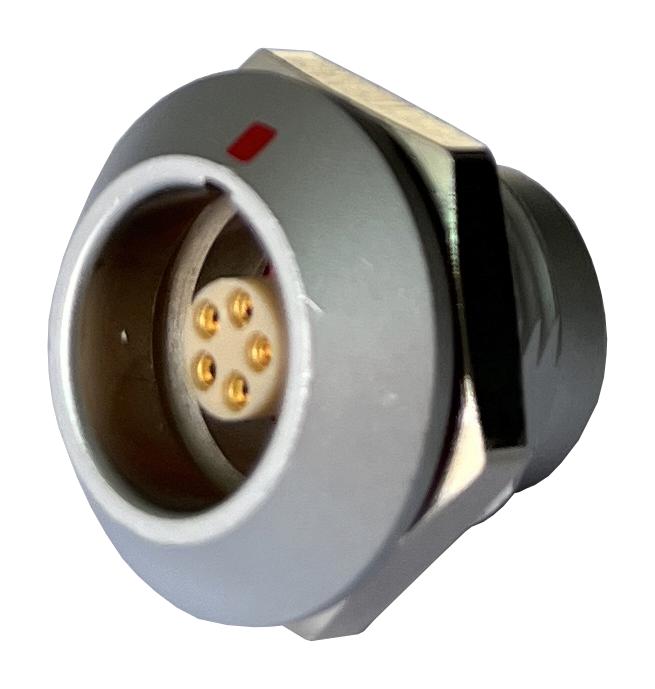 MULTICOMP PRO MCP-M0RSG05S-IP67 Circular Connector, MP IP67 Metal Push Pull Series, Panel Mount Receptacle, 5 Contacts