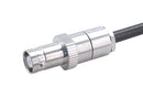 HUBER+SUHNER 21"H4-50-3-1/133"NE RF / Coaxial Connector, H4 Coaxial, Straight Jack, Solder, 50 ohm, RG58C/U, Beryllium Copper 22541756
