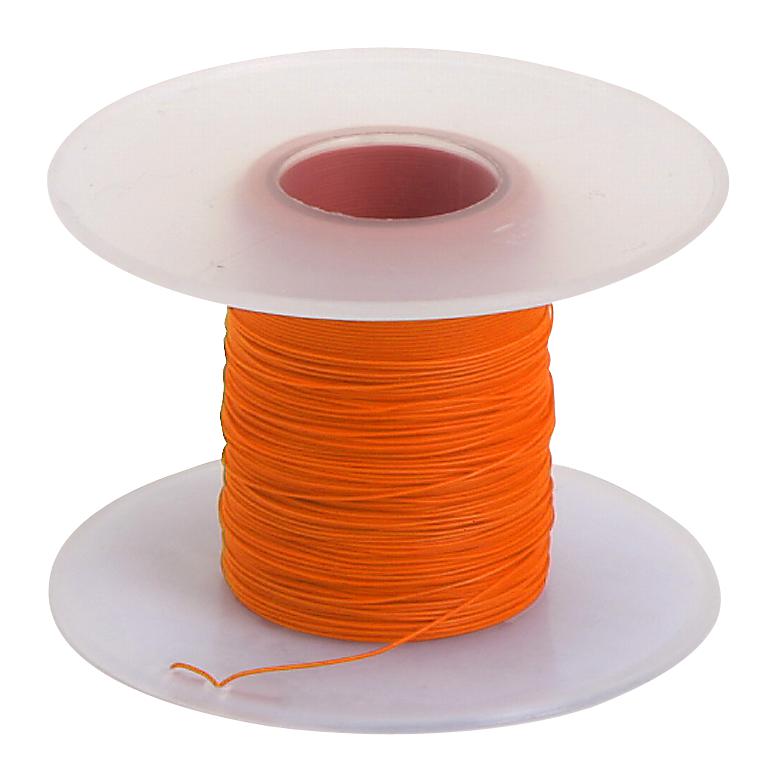 MULTICOMP PRO MP013961 Wire, PVDF, Orange, 30 AWG, 0.05 mm&sup2;, 328 ft