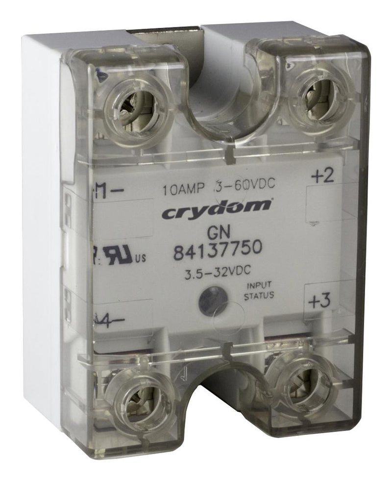 SENSATA/CRYDOM 84137750 Solid State Relay, 10 A, 60 VDC, Panel Mount, Screw