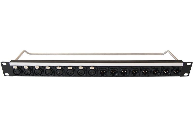 CLIFF ELECTRONIC COMPONENTS CP30183 Patch Panel, XLR, 16 Ports, 1U