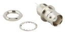 AMPHENOL RF 031-221 RF / Coaxial Connector, BNC Coaxial, Straight Bulkhead Jack, Solder, 50 ohm UG-1094/U