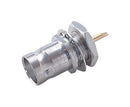HUBER+SUHNER 22"BNC-50-0-5/133"NE RF / Coaxial Connector, BNC Coaxial, Straight Bulkhead Jack, Solder, 50 ohm, Beryllium Copper