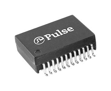PULSE ELECTRONICS HX5062NL Ethernet & LAN Transformer, 10/100/1000 Base-T PoE, 1 Port, 1:1, 350 &micro;H, 1.5 kV, Surface Mount