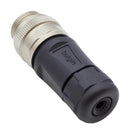 BULGIN LIMITED PXPTPU78FIM03ASTM22 Sensor Connector, Buccaneer Series, 7/8", Male, 3 Positions, Screw Pin, Straight Cable Mount