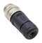 BULGIN LIMITED PXPTPU78FIM03ASTM22 Sensor Connector, Buccaneer Series, 7/8", Male, 3 Positions, Screw Pin, Straight Cable Mount
