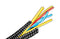 ALPHA WIRE 492100 BK005 Sleeving, Convoluted Slit Loom, PE (Polyethylene), Black, 1.069 ", 30.5 m, 100 ft