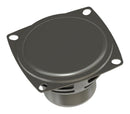 PUI AUDIO AS05304PS Speaker, General Purpose, 150 Hz to 20 kHz, 8 ohm, 12 W, 99 dB, Round with Square Frame, Panel Mount