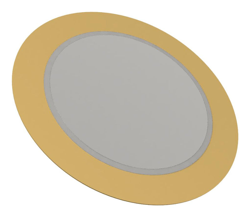 PUI AUDIO ABLF2036B Piezo Bender, 3.6 kHz, 0.025 UF, 500 ohm, 20 mm D x 0.18 mm H