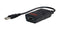 ROLINE 12.02.1091 USB Cable, USB Type A Plug to USB Type A Receptacle, 150 mm, 5.9 ", USB 2.0, Black