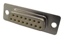 NORCOMP 172-E15-203R001 D Sub Connector, DB15, Standard, Receptacle, 172-E M Series, 15 Contacts, DA, Solder Cup