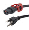 L-COM C13LPN515P-15-6F POWER CORD, NEMA 5-15P-IEC C13, 6 , 15A