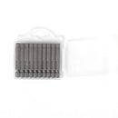 MULTICOMP PRO MP012268 Hex Bit, 10 Pieces of Hex Driver Bits, H6, 50mm, S2