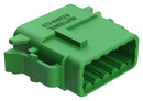 AMPHENOL SINE/TUCHEL ATM06-12SC Automotive Connector Housing, Green, ATM Series, Plug, 12 Ways