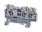 ALTECH CP2.5/3 TERMINAL BLOCK, DIN RAIL, 3POS, 1KV, 24A