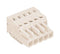 WAGO 721-103/026-000 Pluggable Terminal Block, 5 mm, 3 Ways, 28AWG to 12AWG, 2.5 mm&sup2;, Clamp, 16 A