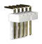 BULGIN LIMITED 100288 Pin Header, Wire-to-Board, 2.54 mm, 1 Rows, 10 Contacts, Through Hole Right Angle
