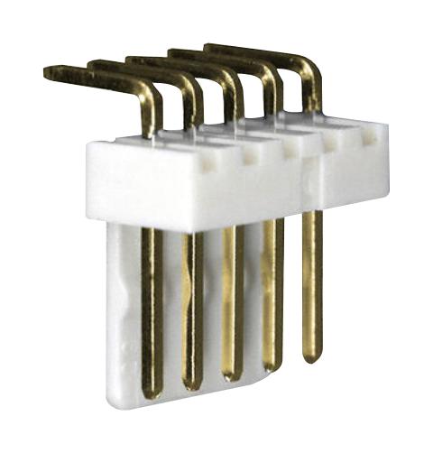 BULGIN LIMITED 100288 Pin Header, Wire-to-Board, 2.54 mm, 1 Rows, 10 Contacts, Through Hole Right Angle