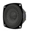 PUI AUDIO AS08304CR-R Speaker, 70 Hz to 20 kHz, 4 ohm, 15 W, 82 dB, Round with Square Frame, Panel Mount