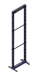 BUD INDUSTRIES XR2-45 RACK, KNOCKDOWN, STEEL, 2-POST, 45U