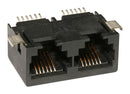 MOLEX 43841-0005 Modular Connector, Modular Jack, 1 x 2 (Ganged), 8P8C, Cat3, Surface Mount