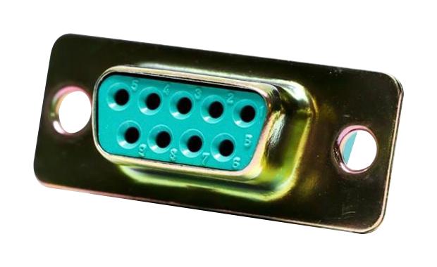 AMPHENOL INTERCONNECT INDIA M24308/2-2F D Sub Connector, DB15, Standard, Receptacle, M24308 Series, 15 Contacts, DA, Crimp