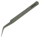 MULTICOMP PRO MP015184 Tweezers, Curve Tip, 110mm OAL, Stainless Steel Body/Tip