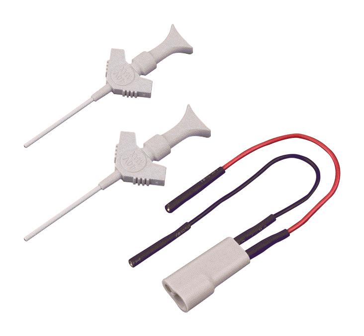 CAL TEST ELECTRONICS CT3679 Test Accessory, W/2 SMD Test Clips, Twin Lead Adapter, Cal Test 5 mm Oscilloscope Probes